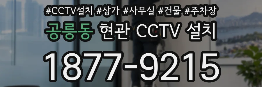 공릉동 현관 CCTV 설치
