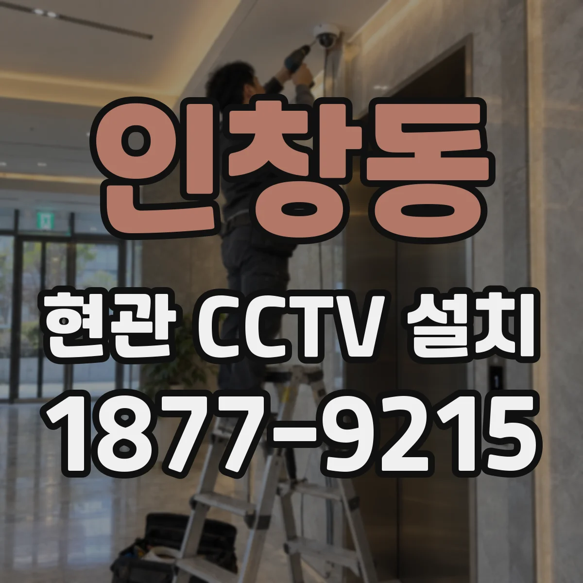 인창동 현관 CCTV 설치