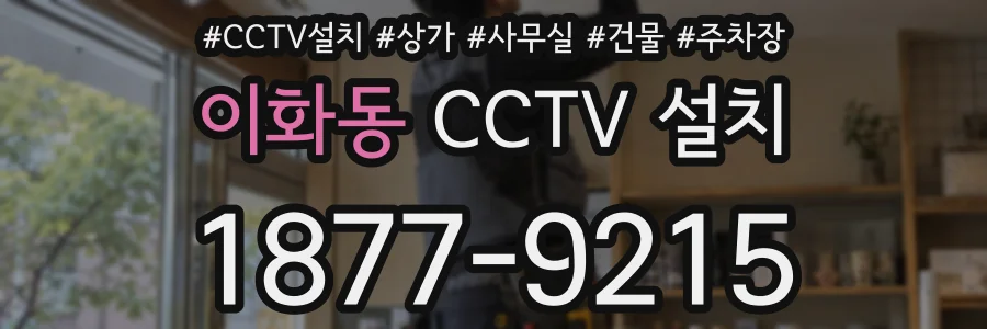 이화동 CCTV 설치