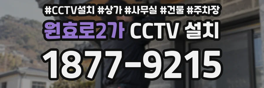 원효로2가 CCTV 설치