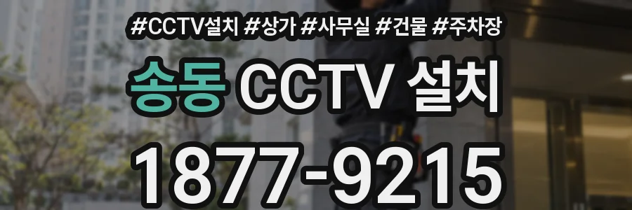 송동 CCTV 설치