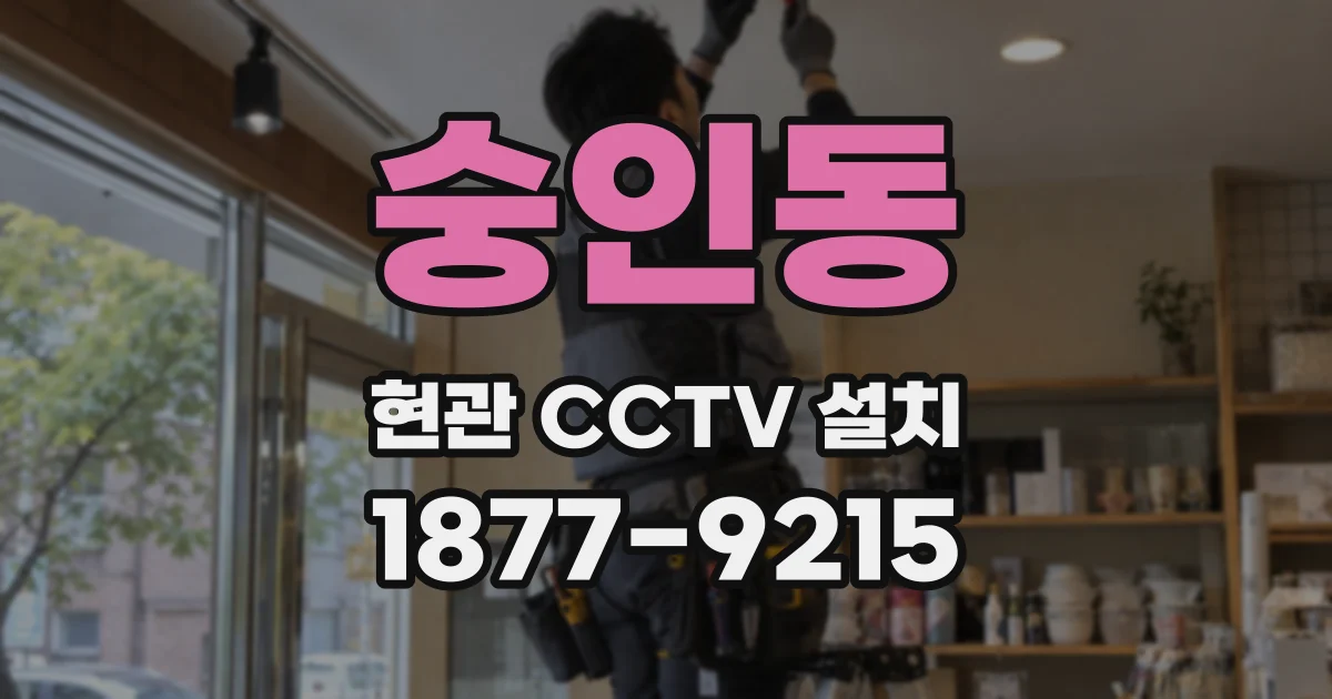 숭인동 현관 CCTV 설치
