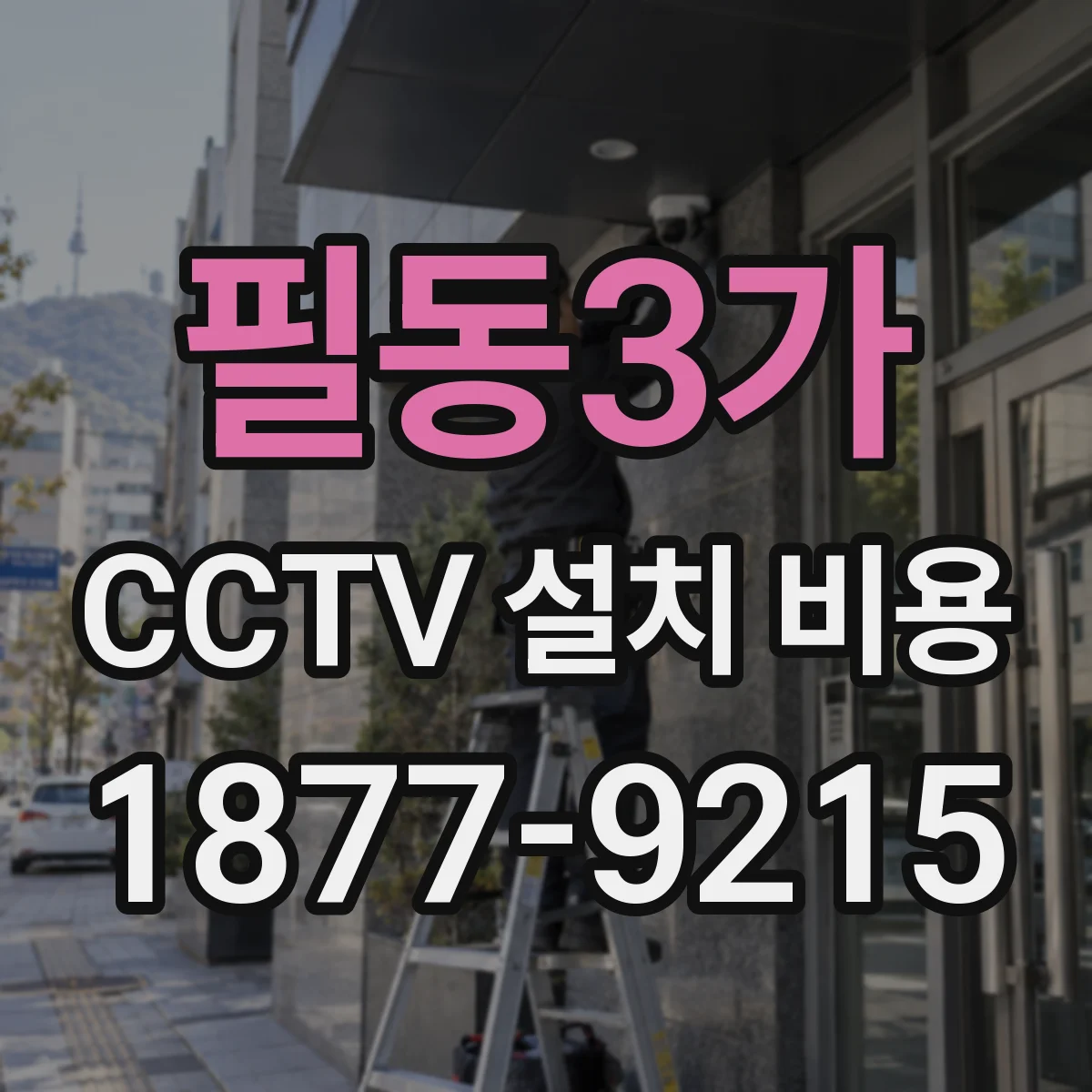 필동3가 CCTV 설치 비용
