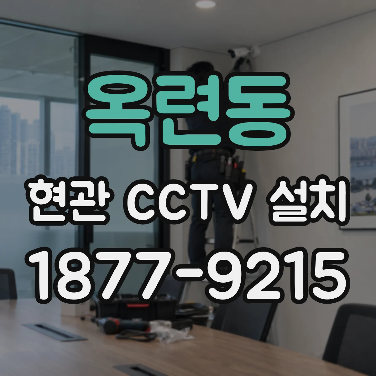 옥련동 현관 CCTV 설치