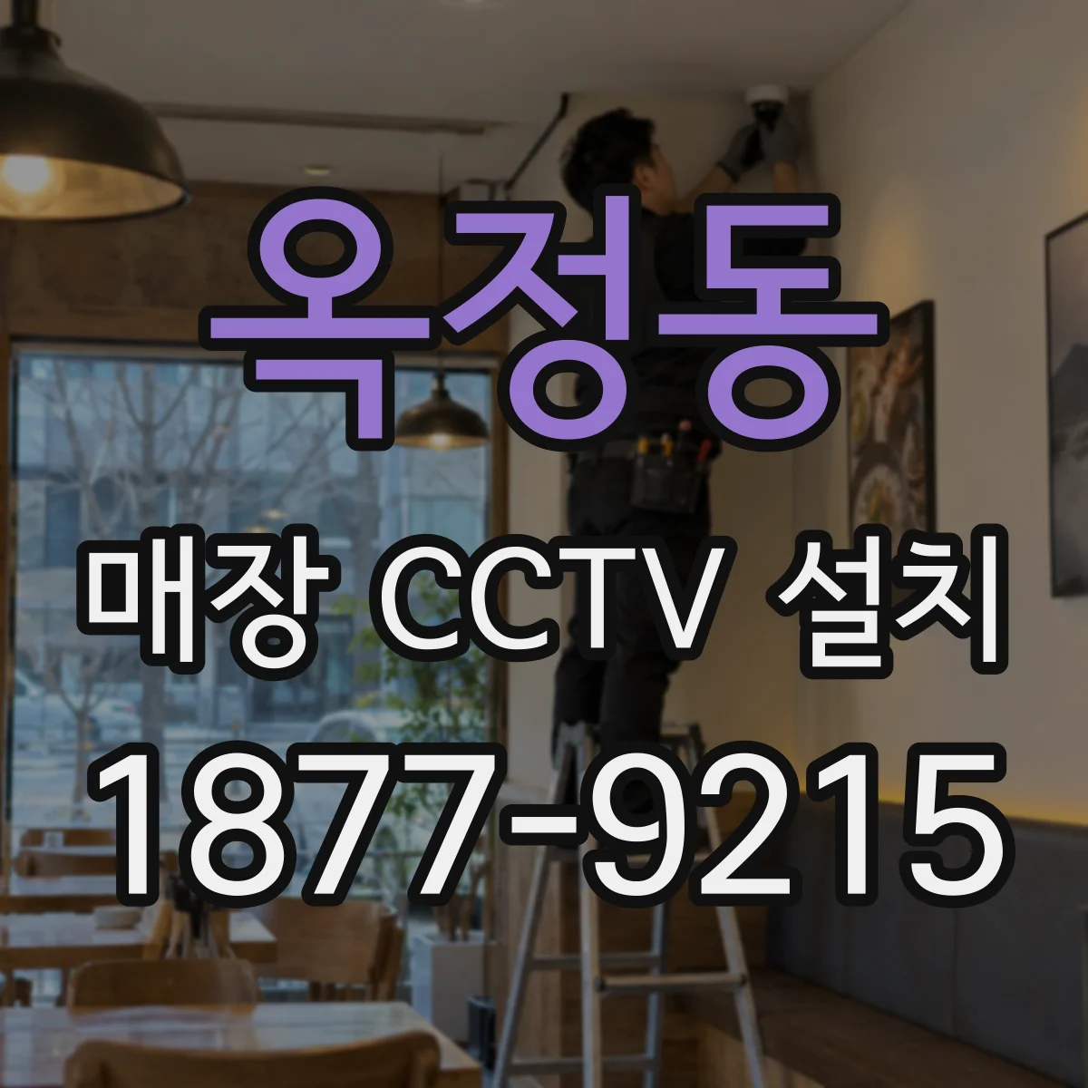옥정동 매장 CCTV 설치