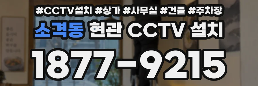 소격동 현관 CCTV 설치