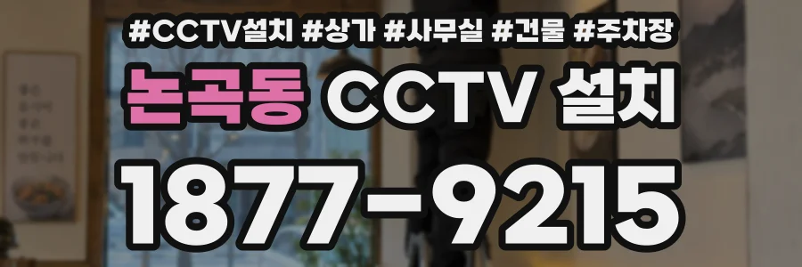 논곡동 CCTV 설치