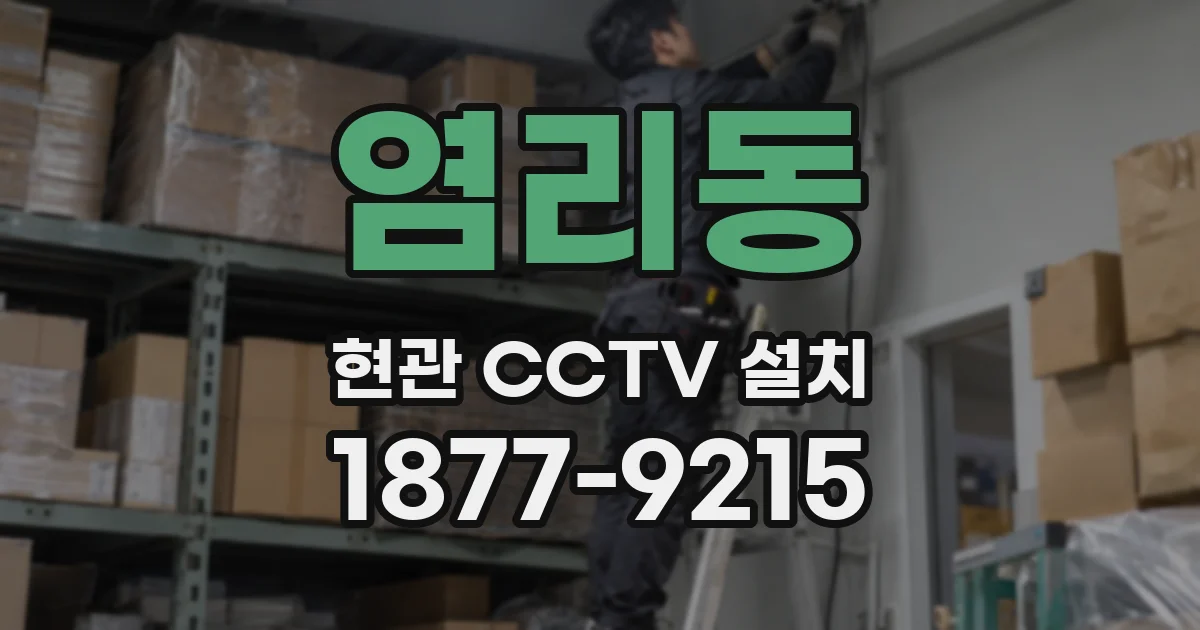 염리동 현관 CCTV 설치