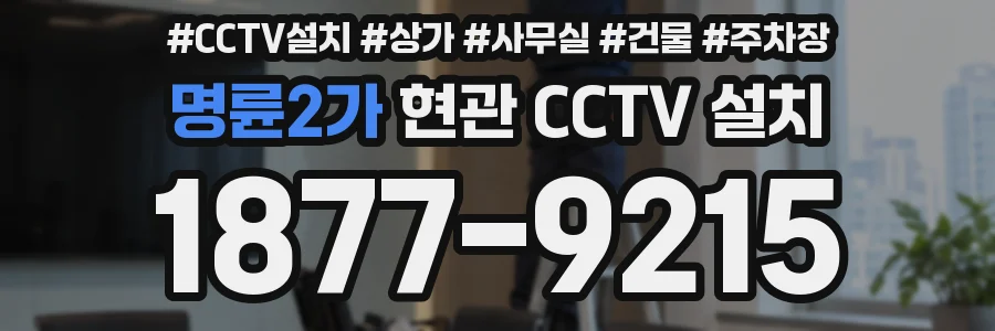 명륜2가 현관 CCTV 설치
