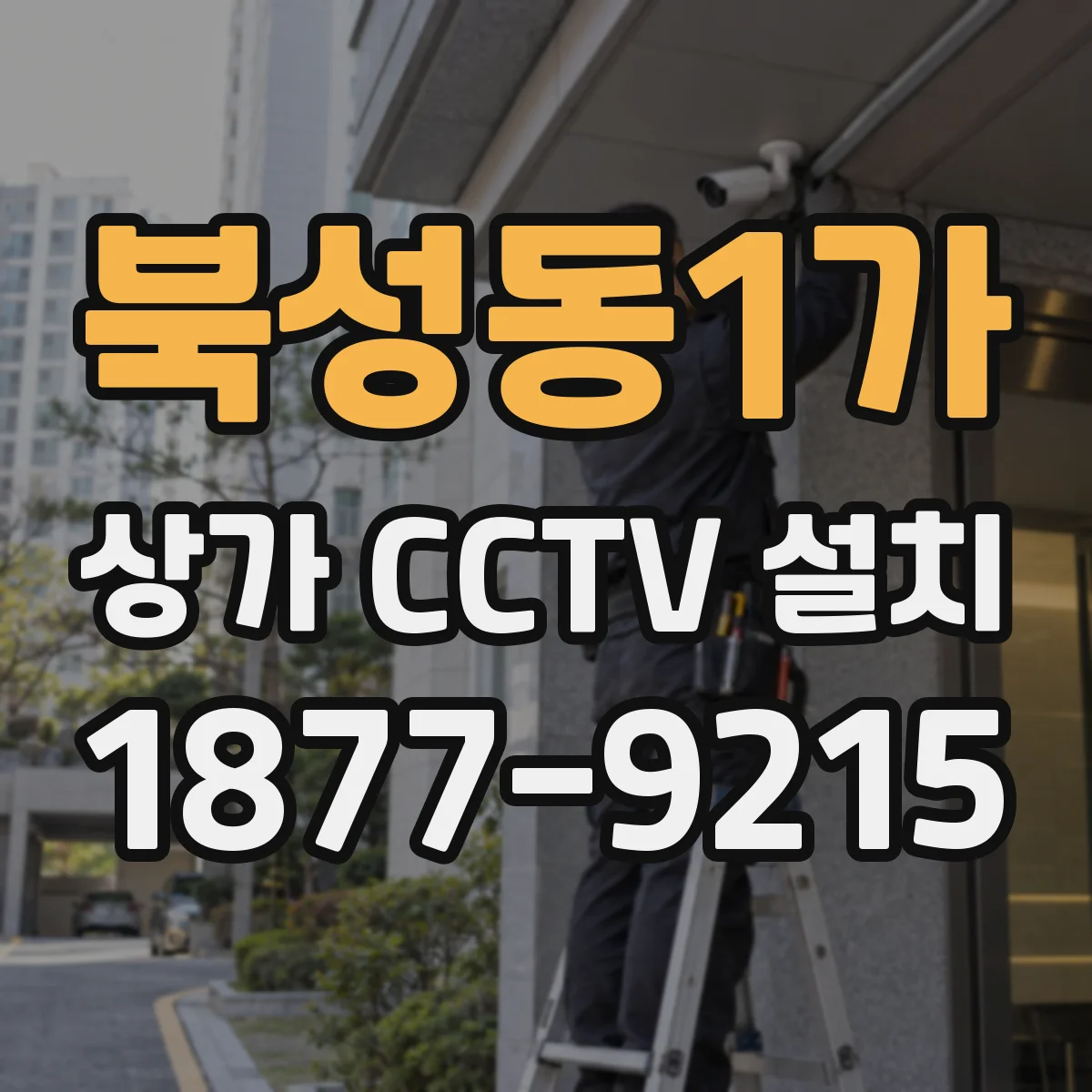 북성동1가 상가 CCTV 설치