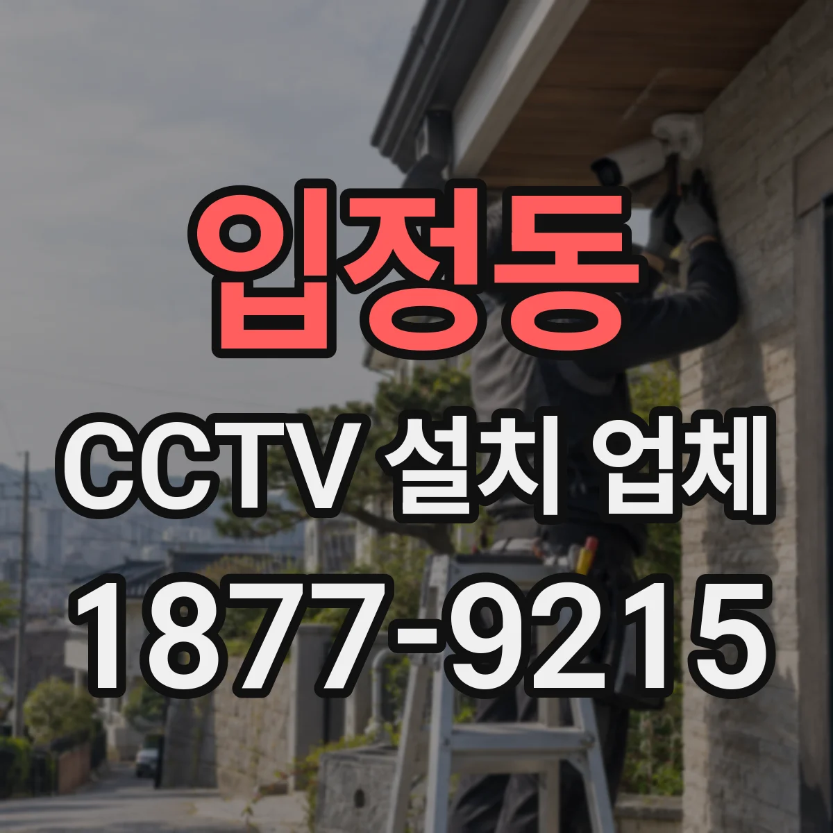 입정동 CCTV 설치 업체