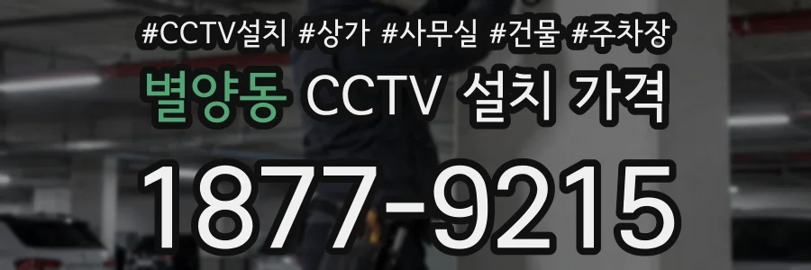 별양동 CCTV 설치 가격