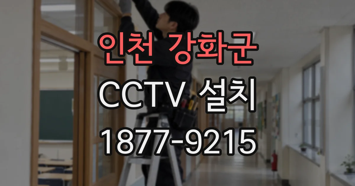 인천 강화군 CCTV 설치