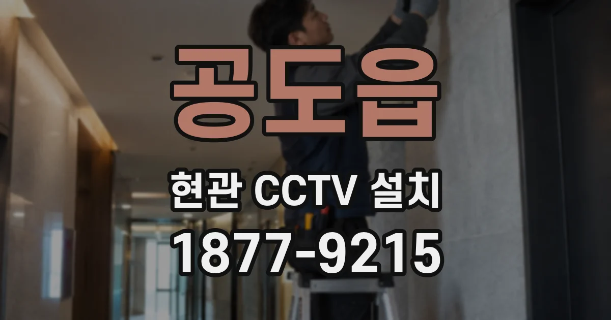 공도읍 현관 CCTV 설치