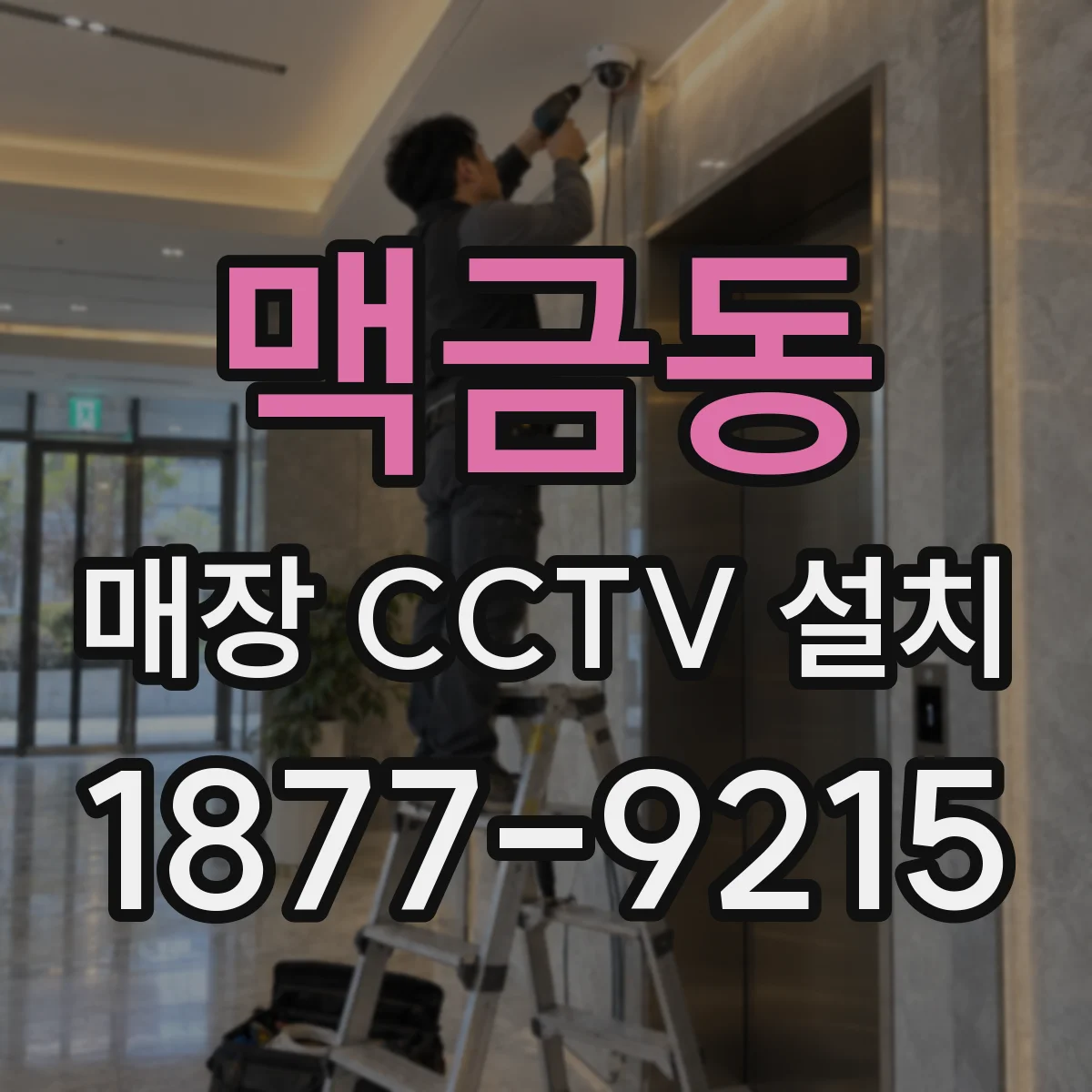 맥금동 매장 CCTV 설치
