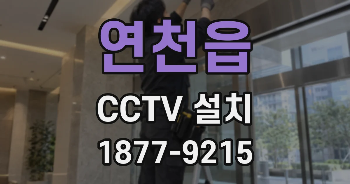 연천읍 CCTV 설치