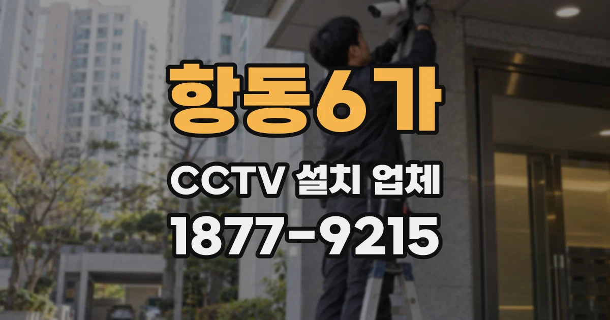 항동6가 CCTV 설치 업체