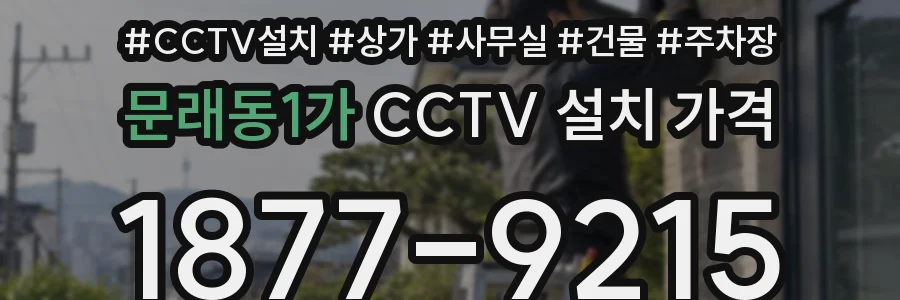 문래동1가 CCTV 설치 가격