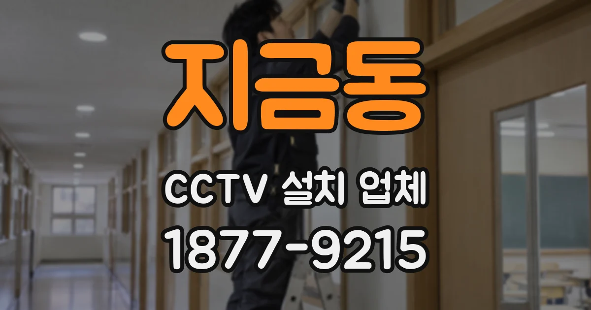 지금동 CCTV 설치 업체