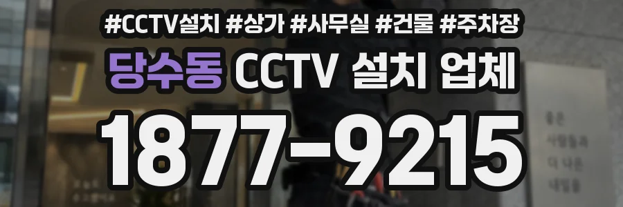 당수동 CCTV 설치 업체