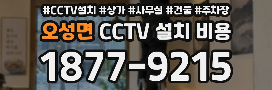 오성면 CCTV 설치 비용