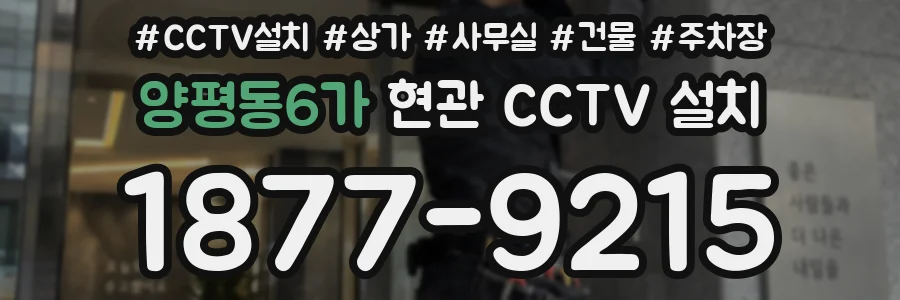 양평동6가 현관 CCTV 설치