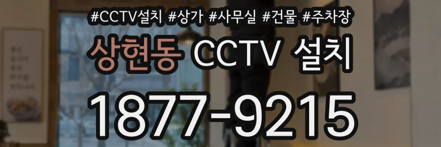 상현동 CCTV 설치