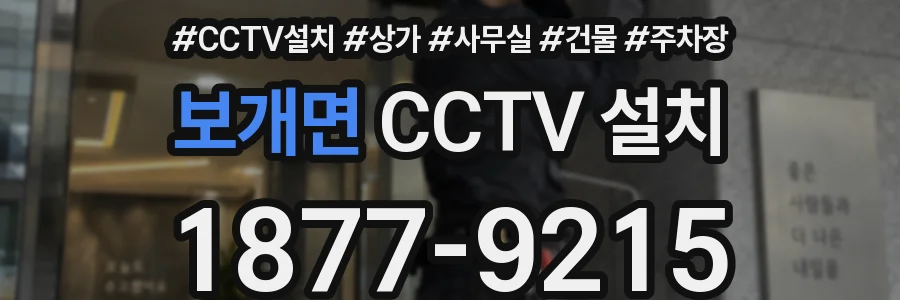 보개면 CCTV 설치