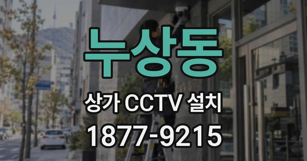누상동 상가 CCTV 설치