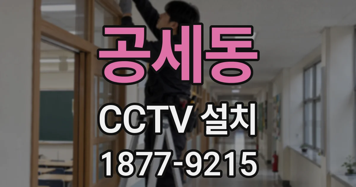 공세동 CCTV 설치