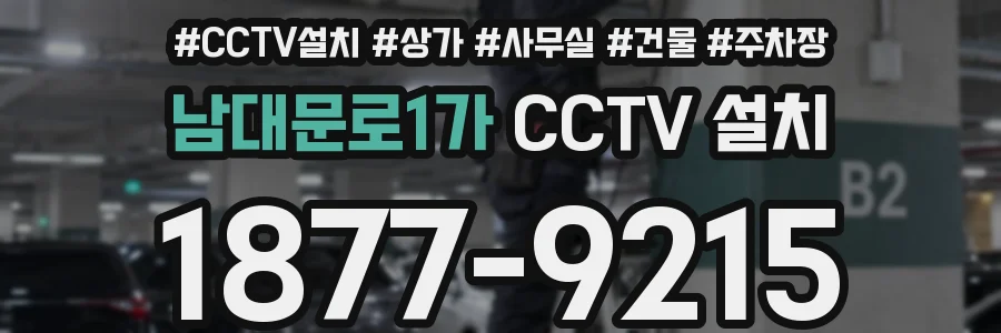 남대문로1가 CCTV 설치