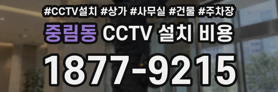 중림동 CCTV 설치 비용