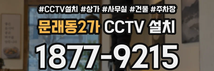 문래동2가 CCTV 설치