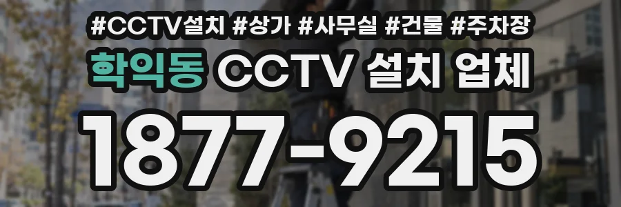 학익동 CCTV 설치 업체
