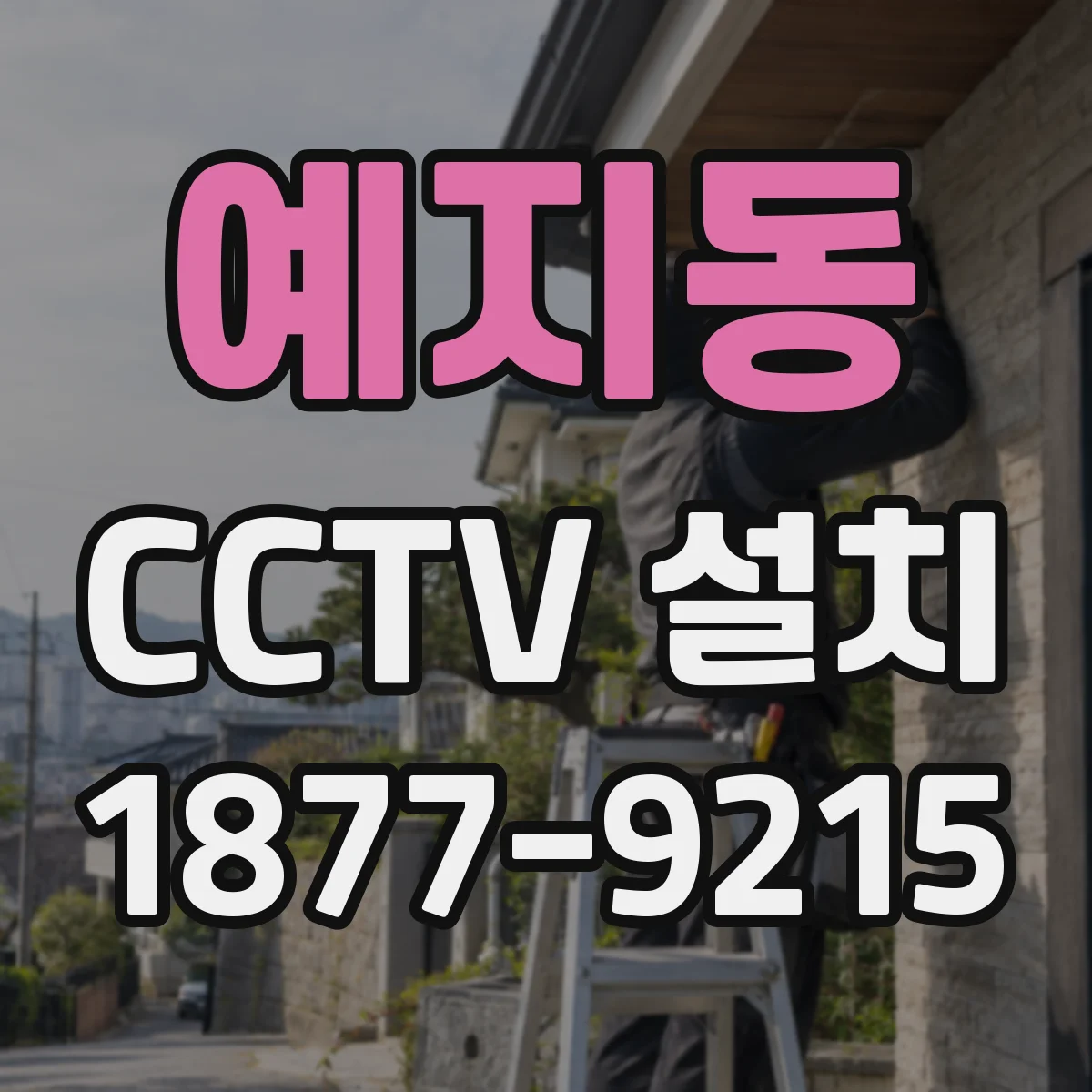 예지동 CCTV 설치