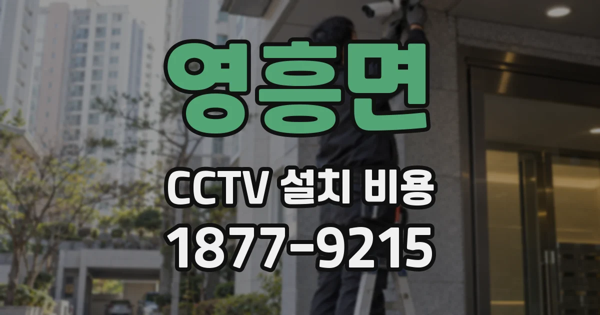 영흥면 CCTV 설치 비용