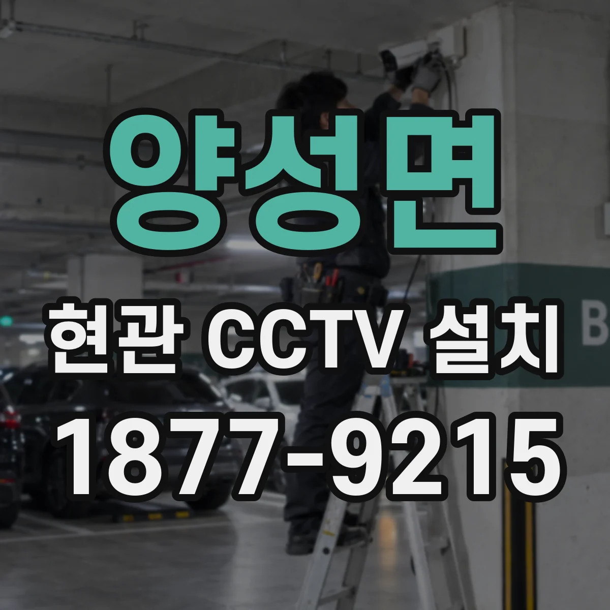 양성면 현관 CCTV 설치
