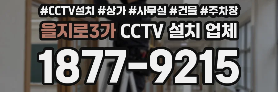 을지로3가 CCTV 설치 업체