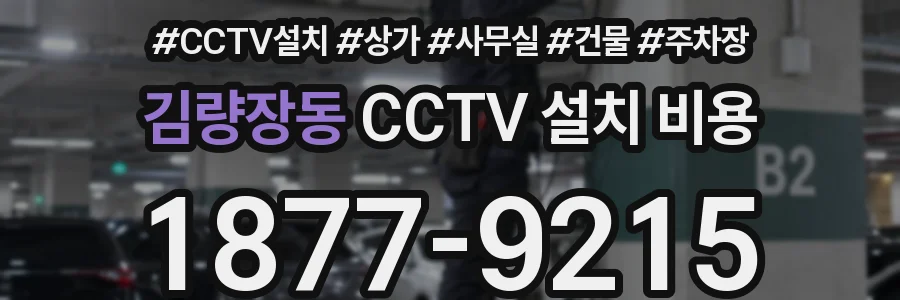 김량장동 CCTV 설치 비용