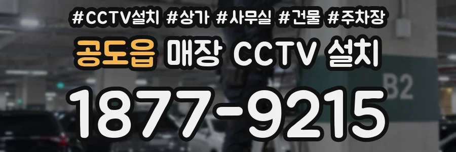 공도읍 매장 CCTV 설치