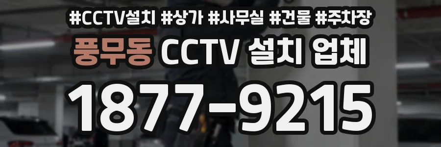 풍무동 CCTV 설치 업체