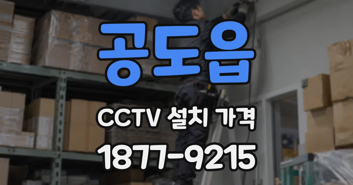 공도읍 CCTV 설치 가격