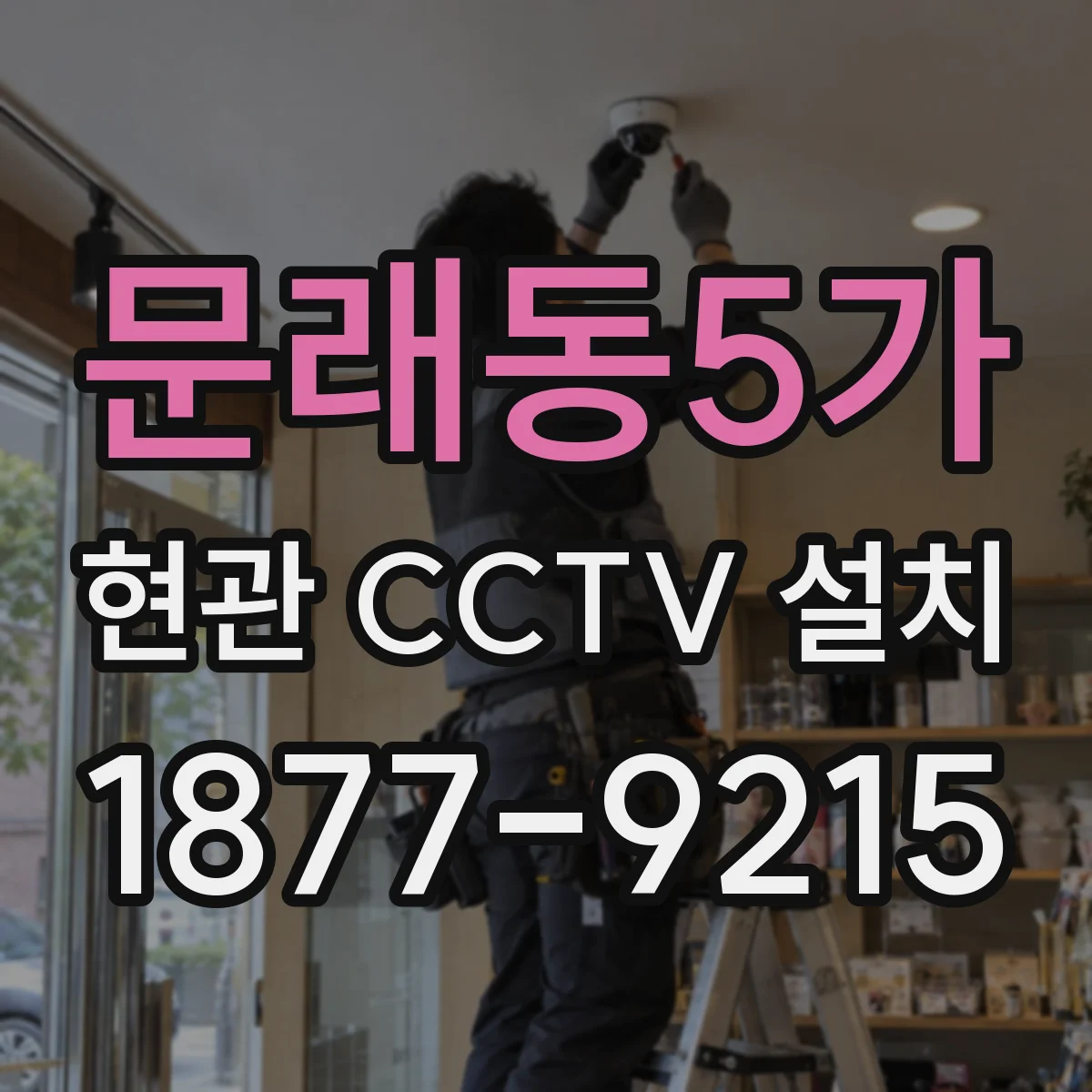 문래동5가 현관 CCTV 설치