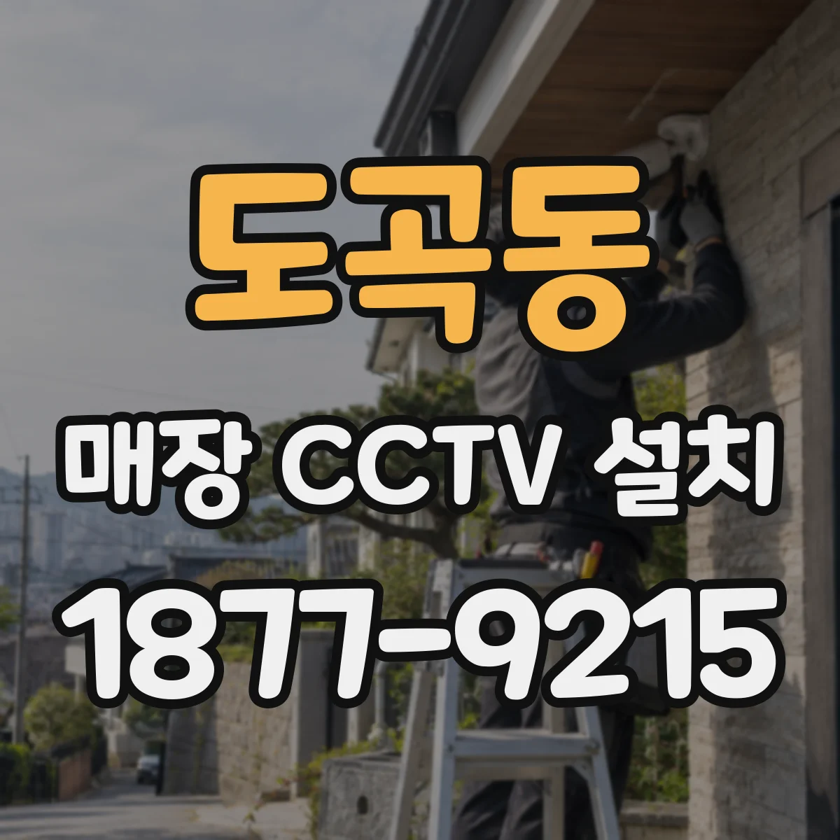 도곡동 매장 CCTV 설치