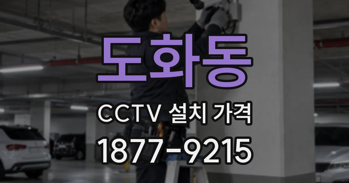 도화동 CCTV 설치 가격