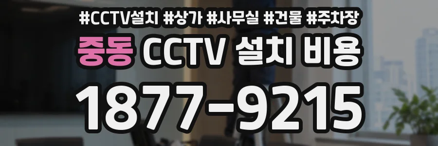 중동 CCTV 설치 비용
