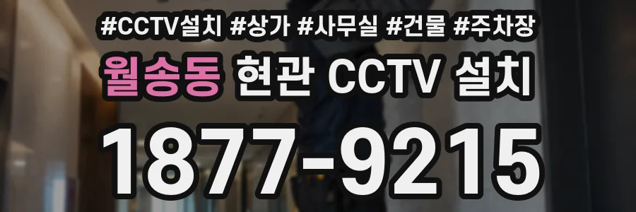 월송동 현관 CCTV 설치