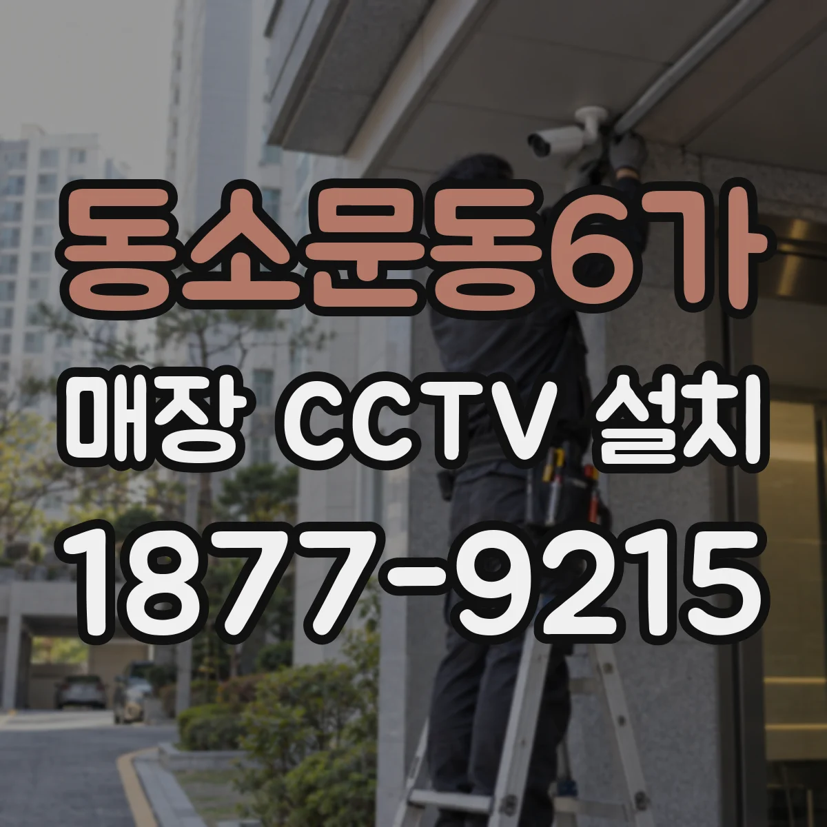 동소문동6가 매장 CCTV 설치
