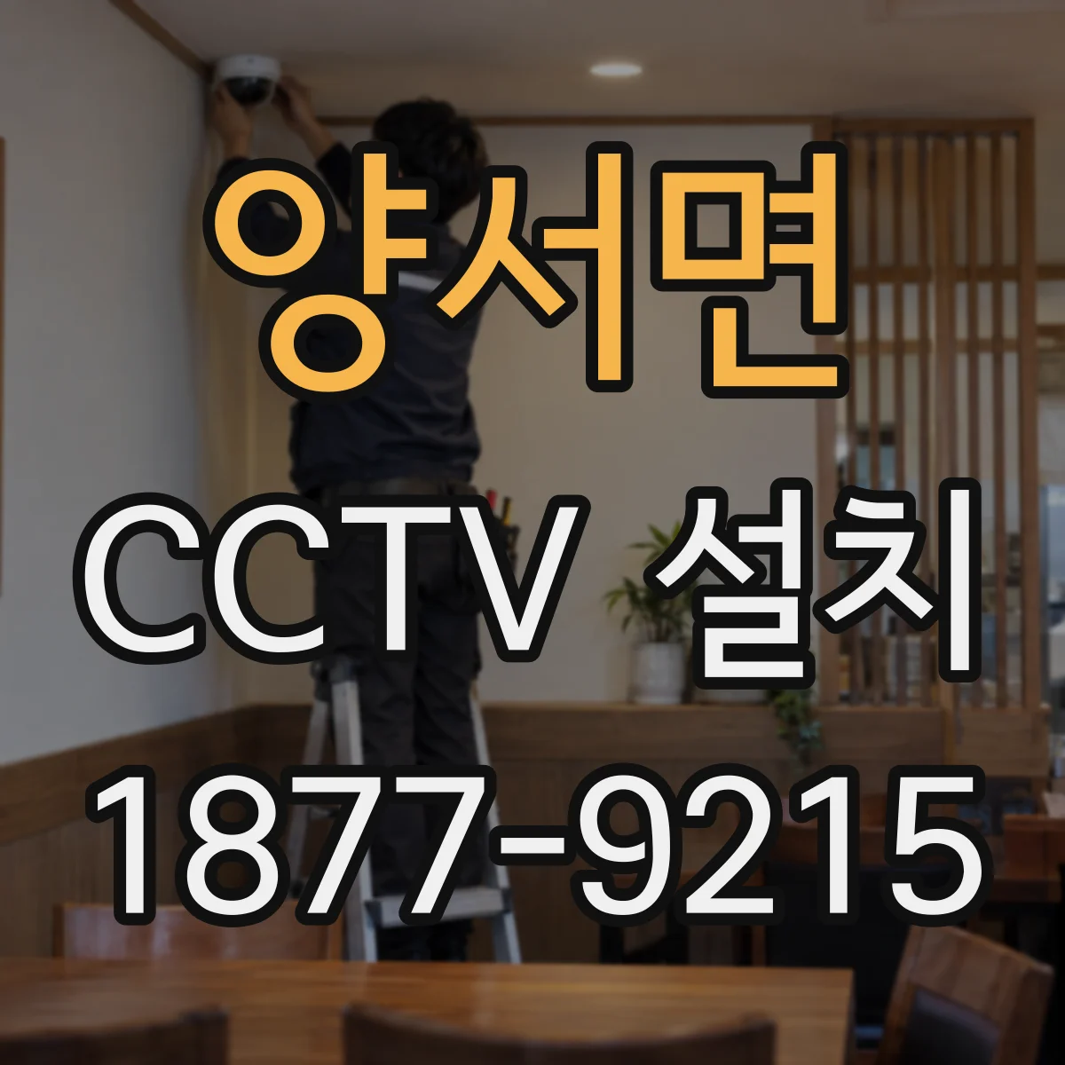 양서면 CCTV 설치