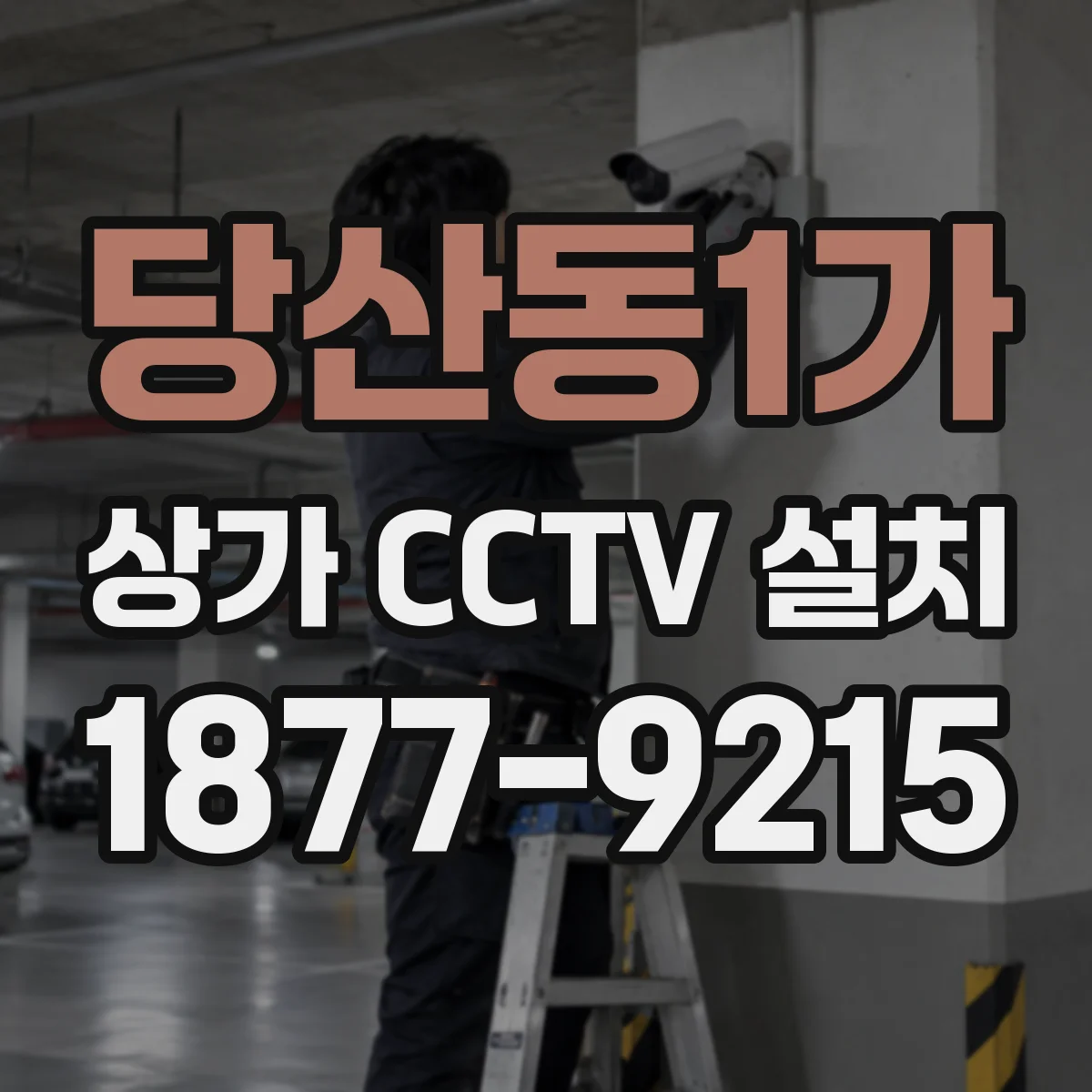 당산동1가 상가 CCTV 설치